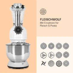 Lucia Küchenmaschine 3-in-1 2000 W / 2,7 PS 5 Ltr Edelstahl BPA-frei 4 Lucia Küchenmaschine 3-in-1 2000 W / 2,7 PS 5 Ltr Edelstahl BPA-frei -Deutschland Klarstein Verkaufs-Shop 10008236 de 0005 logo