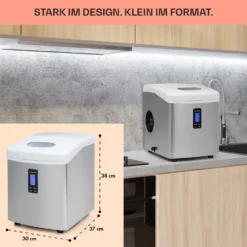 Mr. Silver-Frost Eismaschine 150W Edelstahl Weiß 15kg -Deutschland Klarstein Verkaufs-Shop 10020110 de 0006 usp
