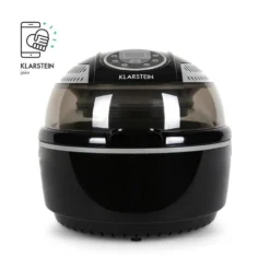 VitAir Heißluftfritteuse Schwarz 1400W Grillen Backen 9 Liter -Deutschland Klarstein Verkaufs-Shop 10021766 yy 0009 logo Klarstein VitAir Heissluftfritteuse V1 Schwarz Grau