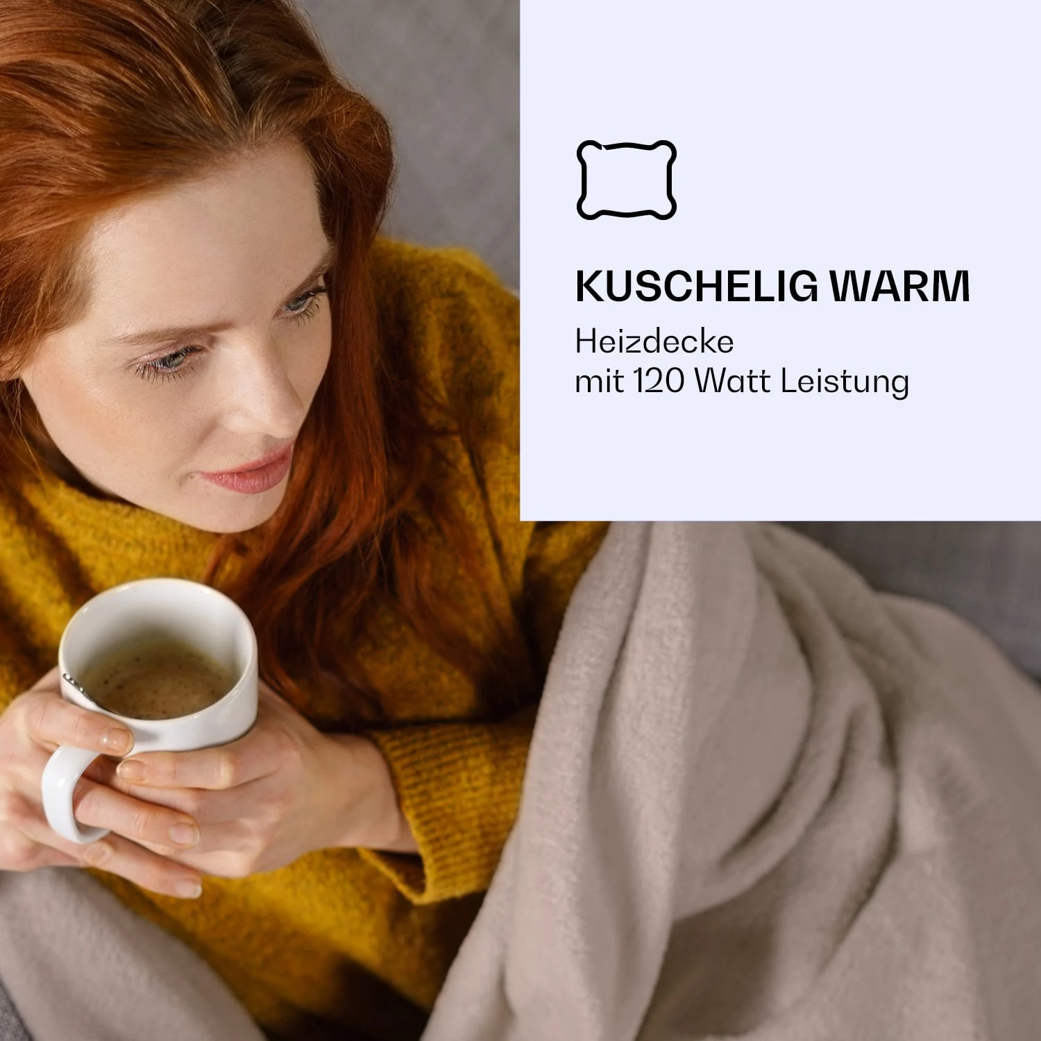 Dr. Watson XL Heizdecke 120 W 3 Stufen 180 x 130 cm Bedienteil Dr. Watson XL Heizdecke 120 W 3 Stufen 180 X 130 Cm Bedienteil -Deutschland Klarstein Verkaufs-Shop 10024006 de 0002 logo