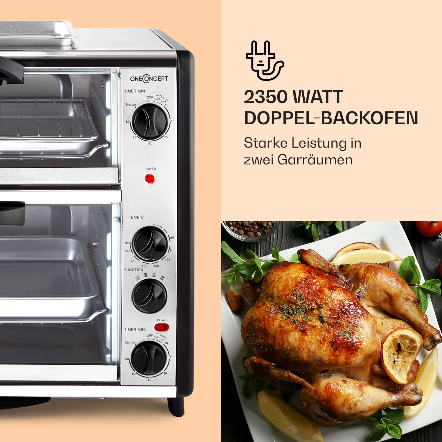 All-You-Can-Eat Doppel-Backofen Grillplatte 42 Liter 2350 Watt All-You-Can-Eat Doppel-Backofen Grillplatte 42 Liter 2350 Watt -Deutschland Klarstein Verkaufs-Shop 10026452 de 0002 logo