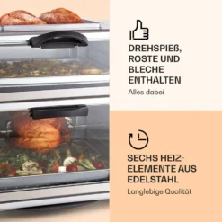 All-You-Can-Eat Doppel-Backofen Grillplatte 42 Liter 2350 Watt 3 All-You-Can-Eat Doppel-Backofen Grillplatte 42 Liter 2350 Watt -Deutschland Klarstein Verkaufs-Shop 10026452 de 0004 logo