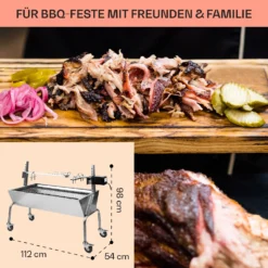 Sauenland Spanferkelgrill Mit Elektromotor Drehspieß -Deutschland Klarstein Verkaufs-Shop 10026798 de 0006 usp