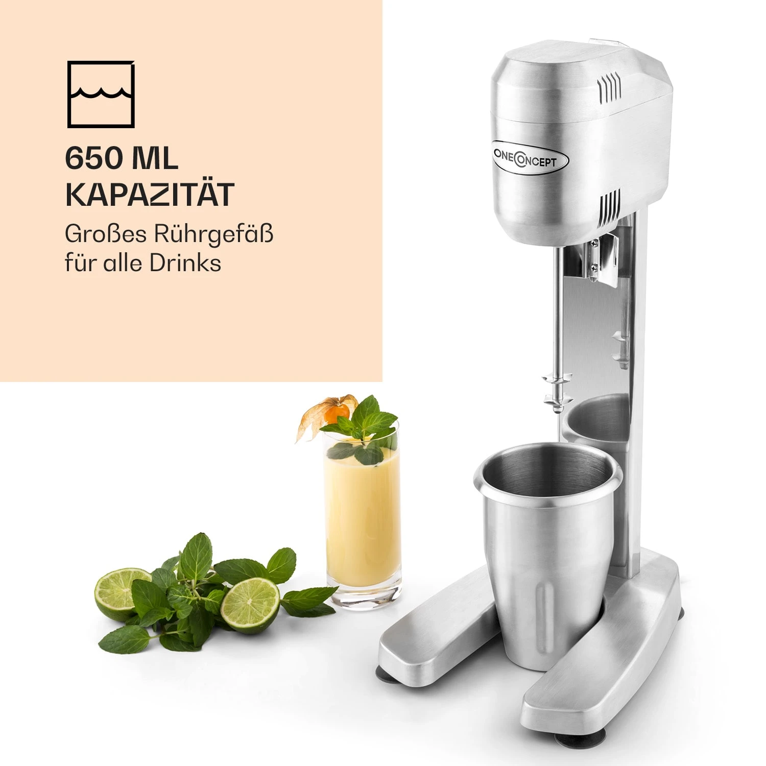 DM-B Drink Mixer Gastro-Barmixer 400W 16000 U/min 650ml DM-B Drink Mixer Gastro-Barmixer 400W 16000 U/min 650ml -Deutschland Klarstein Verkaufs-Shop 10026883 de 0002 logo