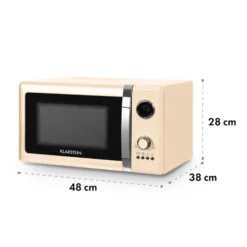 Fine Dinesty 2in1-Mikrowellen-Ofen Retro 23L 1000W 12 Programme Creme 7 Fine Dinesty 2in1-Mikrowellen-Ofen Retro 23L 1000W 12 Programme Creme -Deutschland Klarstein Verkaufs-Shop 10027095 yy 0008 logo Klarstein Fine Dinesty 2in1 Mikrowellen Ofen creme
