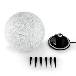 Shinestone L Kugelleuchte Außenleuchte Gartenlampe 40cm Steinoptik -Deutschland Klarstein Verkaufs-Shop 10027664 yy 0004 titel Lightcraft Shinestone L Kugelleuchte