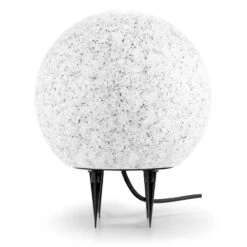 Shinestone M Kugelleuchte Außenleuchte Gartenlampe 30cm Steinoptik -Deutschland Klarstein Verkaufs-Shop 10027666 yy 0003 titel Lightcraft Shinestone M Kugelleuchte