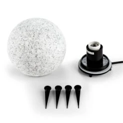 Shinestone S Kugelleuchte Außenleuchte Gartenlampe 20cm Steinoptik -Deutschland Klarstein Verkaufs-Shop 10027668 yy 0005 titel Lightcraft Shinestone S Kugelleuchte