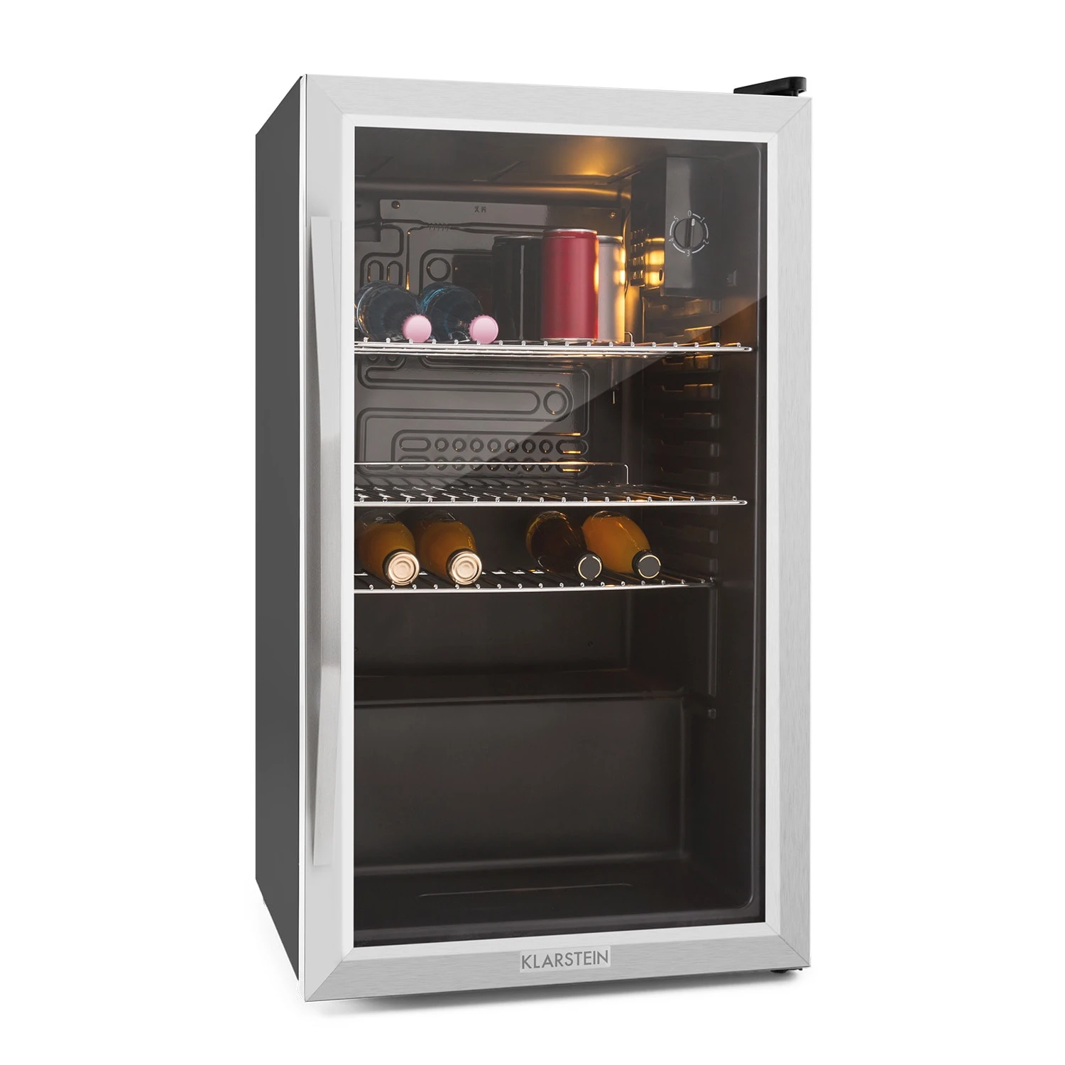 Beersafe XXL Kühlschrank 80 Liter 3 Böden Panoramaglastür Edelstahl Beersafe XXL Kühlschrank 80 Liter 3 Böden Panoramaglastür Edelstahl -Deutschland Klarstein Verkaufs-Shop 10027673 yy 0001 titel