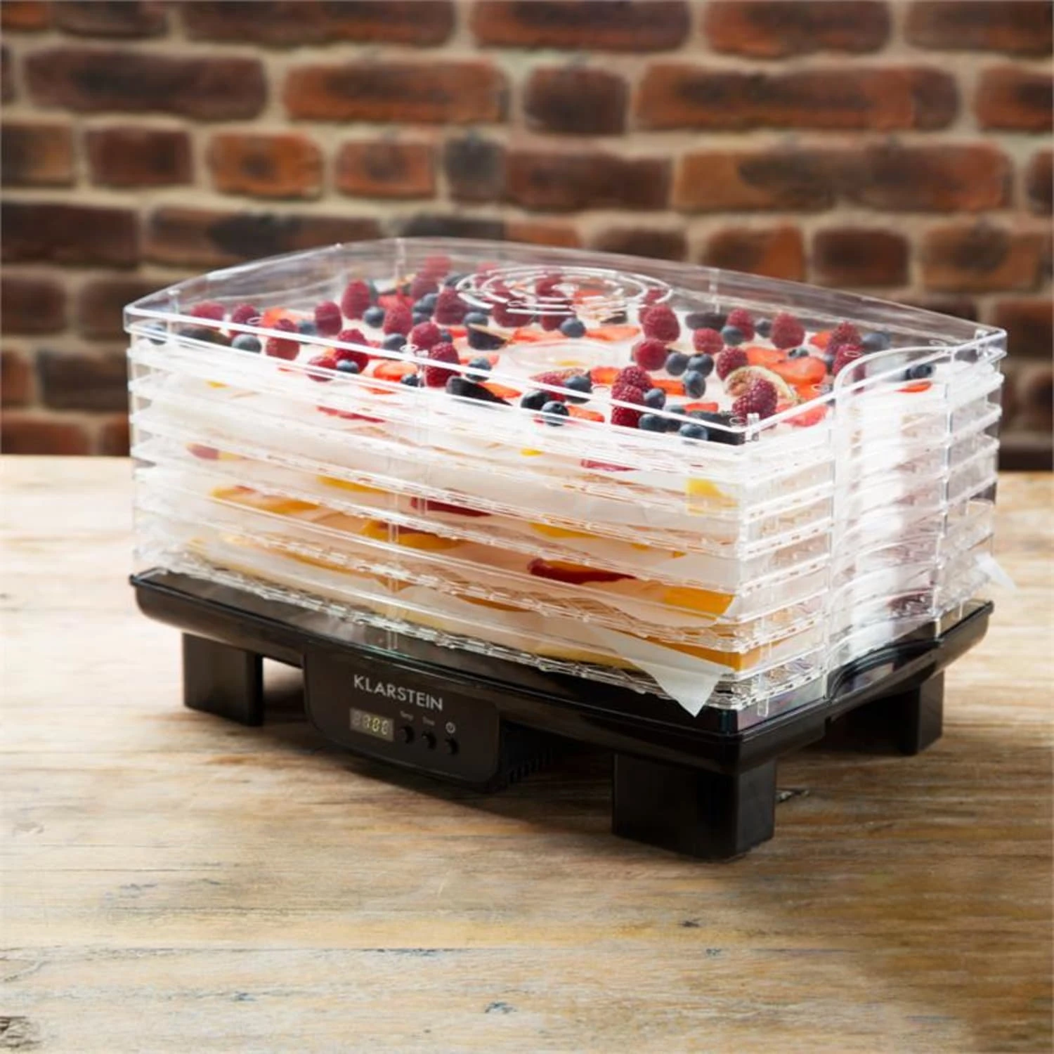 Bananarama Dörrautomat schwarz 550W Trockner Dehydrator 6 Etagen Bananarama Dörrautomat Schwarz 550W Trockner Dehydrator 6 Etagen -Deutschland Klarstein Verkaufs-Shop 10027831 yy 0002 ambient Klarstein Bananarama Doerrautomat schwarz reedit