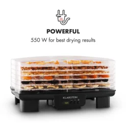 Bananarama Dörrautomat Schwarz 550W Trockner Dehydrator 6 Etagen 3 Bananarama Dörrautomat Schwarz 550W Trockner Dehydrator 6 Etagen -Deutschland Klarstein Verkaufs-Shop 10027831 yy 0004 logo Klarstein Bananarama Doerrautomat schwarz reedit