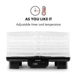 Bananarama Dörrautomat Schwarz 550W Trockner Dehydrator 6 Etagen 4 Bananarama Dörrautomat Schwarz 550W Trockner Dehydrator 6 Etagen -Deutschland Klarstein Verkaufs-Shop 10027831 yy 0005 logo Klarstein Bananarama Doerrautomat schwarz reedit