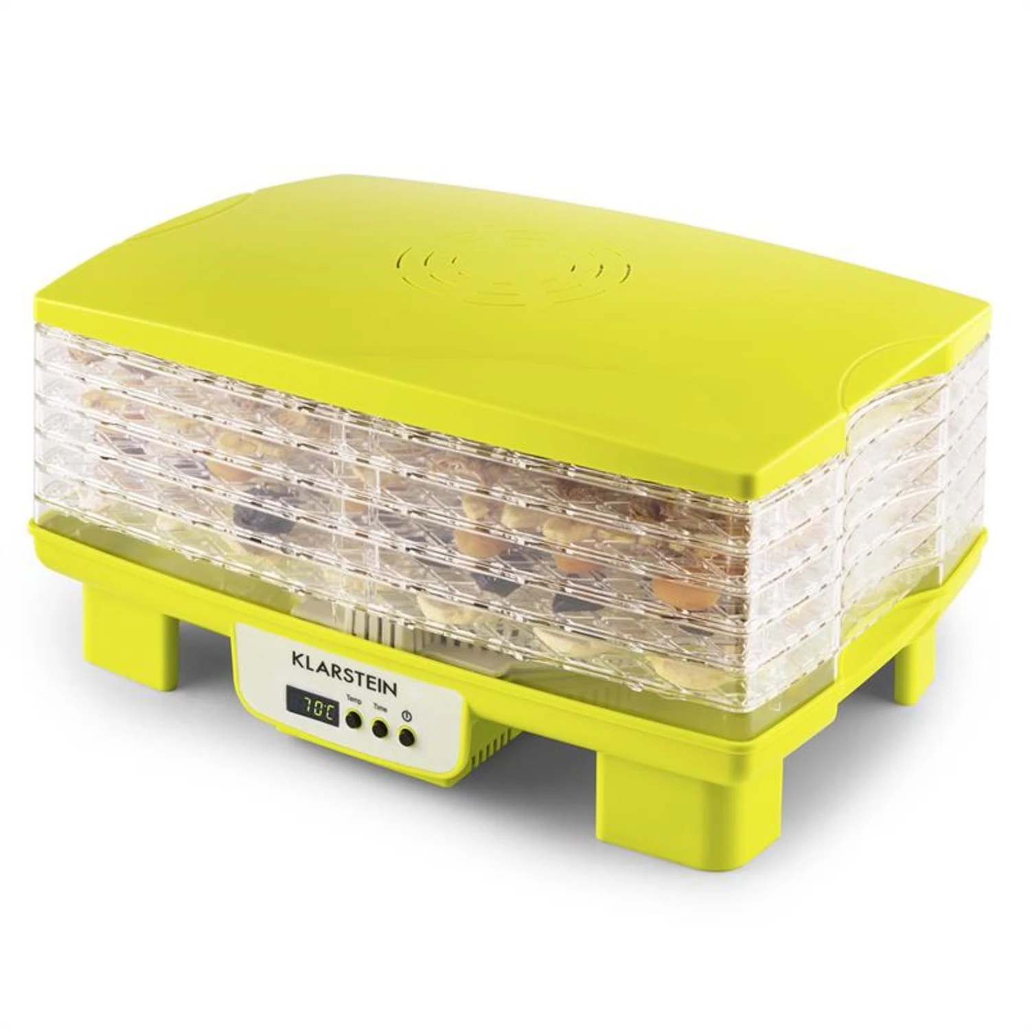 Bananarama Dörrautomat grün 550W Trockner Dehydrator 6 Etagen Bananarama Dörrautomat Grün 550W Trockner Dehydrator 6 Etagen -Deutschland Klarstein Verkaufs-Shop 10027832 yy 0007 titel Klarstein Bananarama Doerrautomat gruen reedit