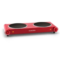 Captain Cook² Doppel-Kochplatte Infrarot 2400W Edelstahl Rot 2 Captain Cook² Doppel-Kochplatte Infrarot 2400W Edelstahl Rot -Deutschland Klarstein Verkaufs-Shop 10027876 yy 0003 titel Klarstein Captain Cook Doppel Kochplatte