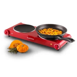 Captain Cook² Doppel-Kochplatte Infrarot 2400W Edelstahl Rot 6 Captain Cook² Doppel-Kochplatte Infrarot 2400W Edelstahl Rot -Deutschland Klarstein Verkaufs-Shop 10027876 yy 0007 titel Klarstein Captain Cook Doppel Kochplatte
