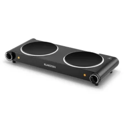 Captain Cook² Doppel-Kochplatte Infrarot 2400W Edelstahl Schwarz 5 Captain Cook² Doppel-Kochplatte Infrarot 2400W Edelstahl Schwarz -Deutschland Klarstein Verkaufs-Shop 10027877 yy 0006 titel Klarstein Captain Cook Doppel Kochplatte