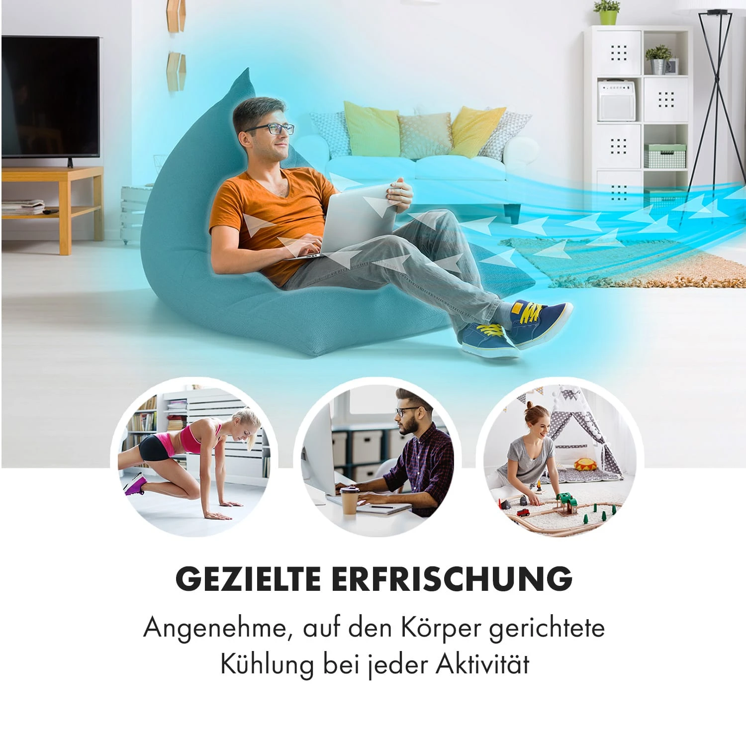 Skyscraper 3G Turmventilator 48W 1.633 m³/h Fernbedienung Skyscraper 3G Turmventilator 48W 1.633 M³/h Fernbedienung -Deutschland Klarstein Verkaufs-Shop 10027942 de 0002 logo