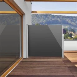 Bari 316 Seitenmarkise Seitenrollo 300x160cm Aluminium Anthrazit -Deutschland Klarstein Verkaufs-Shop 10028008 yy 0003 ambient Blumfeldt Bari 316 Seitenmarkise