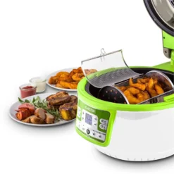 VitAir Turbo Heißluftfritteuse Grün-weiß 1400W Grillen Backen 9l 9 VitAir Turbo Heißluftfritteuse Grün-weiß 1400W Grillen Backen 9l -Deutschland Klarstein Verkaufs-Shop 10028288 yy 0010 ambient klarstein vitair heissluft frieteuse