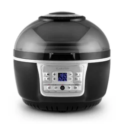 VitAir Turbo Heißluftfritteuse Grau-schwarz 1400W Grillen Backen 9l -Deutschland Klarstein Verkaufs-Shop 10028290 yy 0005 titel Klarstein VitAir Heissluftfritteuse
