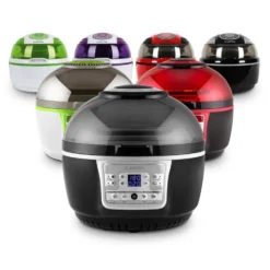 VitAir Turbo Heißluftfritteuse Grau-schwarz 1400W Grillen Backen 9l -Deutschland Klarstein Verkaufs-Shop 10028290 yy 0012 variant