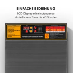 Fruit Jerky Steel 10 Dörrautomat 10 Etagen 1000 W Fläche: 1,5 M² Timer 2 Fruit Jerky Steel 10 Dörrautomat 10 Etagen 1000 W Fläche: 1,5 M² Timer -Deutschland Klarstein Verkaufs-Shop 10028437 de 0003 logo