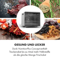 Fruit Jerky Steel 10 Dörrautomat 10 Etagen 1000 W Fläche: 1,5 M² Timer 4 Fruit Jerky Steel 10 Dörrautomat 10 Etagen 1000 W Fläche: 1,5 M² Timer -Deutschland Klarstein Verkaufs-Shop 10028437 de 0005 logo