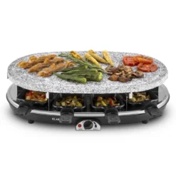 Steaklette Raclettegrill 1500 W Granit-Natursteinplatte 8 Personen 2 Steaklette Raclettegrill 1500 W Granit-Natursteinplatte 8 Personen -Deutschland Klarstein Verkaufs-Shop 10028449 yy 0003 titel Klarstein Steaklette Raclette Natursteingrill