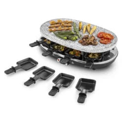 Steaklette Raclettegrill 1500 W Granit-Natursteinplatte 8 Personen 6 Steaklette Raclettegrill 1500 W Granit-Natursteinplatte 8 Personen -Deutschland Klarstein Verkaufs-Shop 10028449 yy 0007 titel Klarstein Steaklette Raclette Natursteingrill