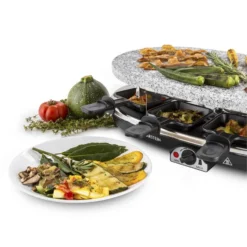 All-U-Can-Grill Raclette 4-in-1 Pancake Crêpes Steinplatte 8 Personen -Deutschland Klarstein Verkaufs-Shop 10028450 yy 0008 titel Klarstein All U Can Grill Raclettegrill 4in1
