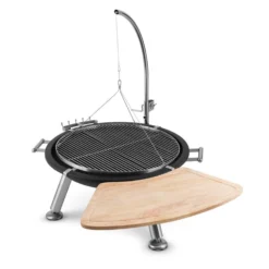 Turion Galgen-Schwenkgrill Feuerschale Ø80cm BBQ Seilzug Edelstahl -Deutschland Klarstein Verkaufs-Shop 10028486 yy 0004 logo