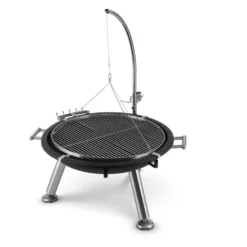 Turion Galgen-Schwenkgrill Feuerschale Ø80cm BBQ Seilzug Edelstahl -Deutschland Klarstein Verkaufs-Shop 10028486 yy 0008 logo