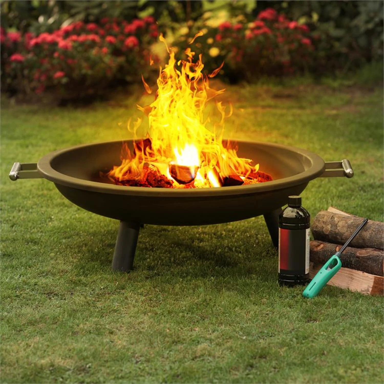 Trino Feuerschale Feuerkorb Terrassenofen Ø 80 cm Stahl schwarz Trino Feuerschale Feuerkorb Terrassenofen Ø 80 Cm Stahl Schwarz -Deutschland Klarstein Verkaufs-Shop 10028489 yy 0002 ambient Blumfeldt Trino Feuerschale 96cm