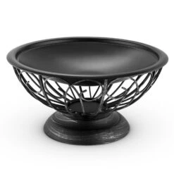 Tulip Feuerschale Ø75cmGrill Feuerstelle Funkenschutz Stahl Brüniert -Deutschland Klarstein Verkaufs-Shop 10028582 yy 0004 detail 04 Blumfeldt Tulip Feuerschale 75cm Grill