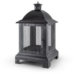 Loreo Feuerstelle Gartenkamin Feuerlaterne Gartenofen Stahl Brüniert -Deutschland Klarstein Verkaufs-Shop 10028584 yy 0007 titel 07 Blumfeldt Loreo Gartenkamin Feuerstelle