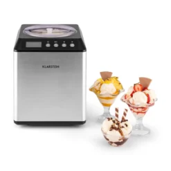 Vanilla Sky Eiscreme-Maschine Kompressor 2l 180W Edelstahl Silber -Deutschland Klarstein Verkaufs-Shop 10028873 yy 0006 ambient 06 Klarstein Vanilla Sky Eismaschine