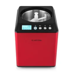 Vanilla Sky Eiscreme-Maschine Kompressor 2l 180W Edelstahl Rot -Deutschland Klarstein Verkaufs-Shop 10028874 yy 0005 front Klarstein Vanilla Sky Eismaschine