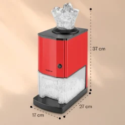Icebreaker Ice Crusher 15kg/h 3,5 Liter Eisbehälter Edelstahl Rot -Deutschland Klarstein Verkaufs-Shop 10028938 yy 0011 dimensions