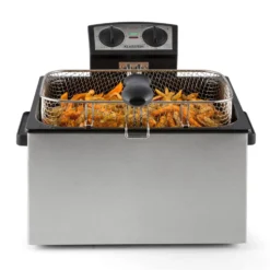 QuickPro XXL 3000 Fritteuse 5l 1,5kg 3000W Timer Edelstahl -Deutschland Klarstein Verkaufs-Shop 10029073 yy 0004 ambient Klarstein QuickPro XXL 3000 Fritteuse