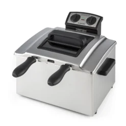 QuickPro XXL 3000 Fritteuse 5l 1,5kg 3000W Timer Edelstahl -Deutschland Klarstein Verkaufs-Shop 10029073 yy 0008 titel Klarstein QuickPro XXL 3000 Fritteuse