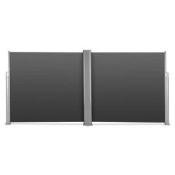 Bari Doppio 616 Doppel-Seitenmarkise 6x1,6m Aluminium Anthrazit -Deutschland Klarstein Verkaufs-Shop 10029125 yy 0003 front Blumfeldt Bari Doppio Doppelseitenmarkise 6x160cm