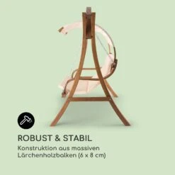 Maui Hollywoodschaukel 110 Cm 2-Sitzer Sonnensegel Polyester Lärche -Deutschland Klarstein Verkaufs-Shop 10029199 de 0003 logo