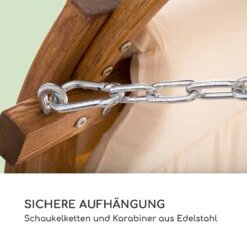 Maui Hollywoodschaukel 110 Cm 2-Sitzer Sonnensegel Polyester Lärche -Deutschland Klarstein Verkaufs-Shop 10029199 de 0006 logo