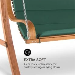 Tahiti Hollywoodschaukel 110 Cm 2-Sitzer Sonnendach Polyester Lärche -Deutschland Klarstein Verkaufs-Shop 10029200 yy 0004 logo Blumfeldt Tahiti Hollywoodschaukel Sonnendach