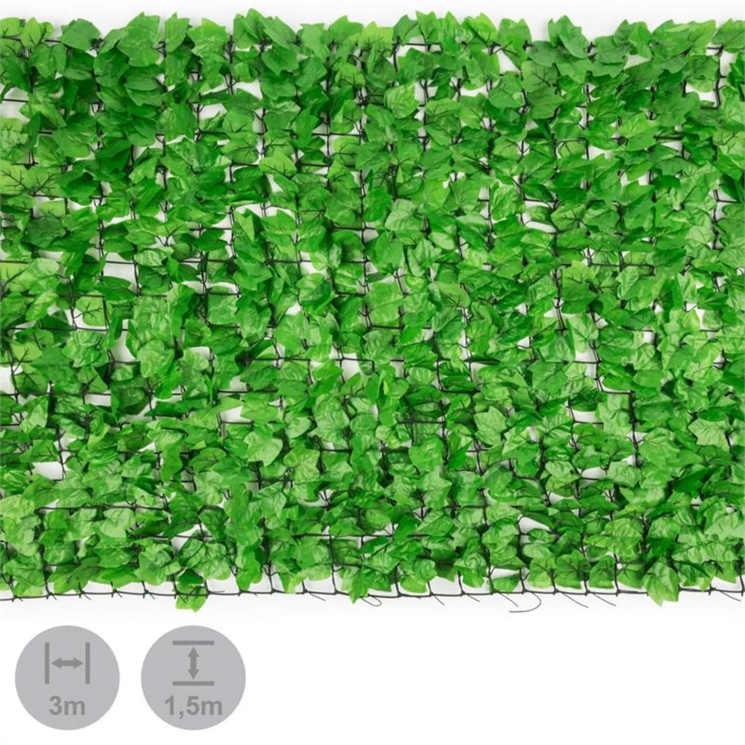 Fency Bright Ivy Sichtschutzzaun Windschutz 300x150 Cm Efeu Hellgrün -Deutschland Klarstein Verkaufs-Shop