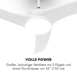 Figo 2-in-1-Deckenventilator Lampe Ø132cm 10.039m³/h Fernbedienung -Deutschland Klarstein Verkaufs-Shop 10029345 de 0003 logo