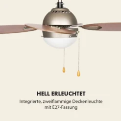 Valderama Deckenventilator & Lampe Ø 42" (107 Cm ) 7480 M³/h 55 DB -Deutschland Klarstein Verkaufs-Shop 10029347 de 0003 logo