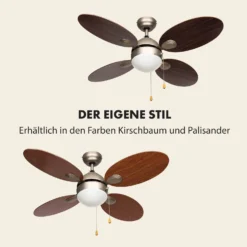 Valderama Deckenventilator & Lampe Ø 42" (107 Cm ) 7480 M³/h 55 DB -Deutschland Klarstein Verkaufs-Shop 10029348 de 0007 logo