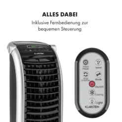 Maxfresh Ventilator Luftkühler 4-in-1-Funktion 6L-Tank 55W Timer 7 Maxfresh Ventilator Luftkühler 4-in-1-Funktion 6L-Tank 55W Timer -Deutschland Klarstein Verkaufs-Shop 10029394 de 0008 logo