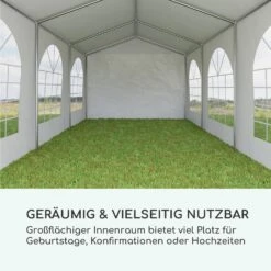 Sommerfest 3x6m 500 G/m² Partyzelt Festzelt PVC Wasserdicht Verzinkt -Deutschland Klarstein Verkaufs-Shop 10029431 de 0003 logo